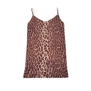 See You Monday Leopard Print Sleeveless Cami Top One Size